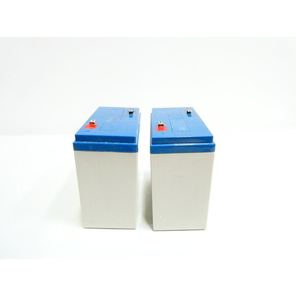 BOX OF 2 NONSPILLABLE EMERGENCY LIGHTING BATTERY 6V 36AH OTHER ELECTRICAL COMPONENT, 2PK